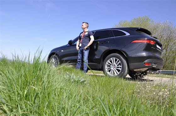 Der neue Jaguar F-Pace und Martin Fischer