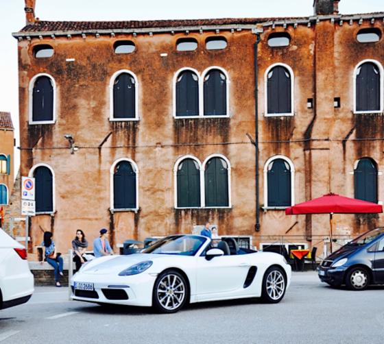 Der neue Porsche 718 Boxster in Venedig
