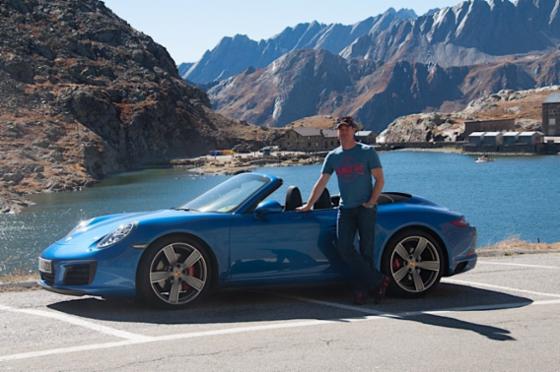 Porsche 911 Carrera 4S, Großer Sankt Bernhard Pass