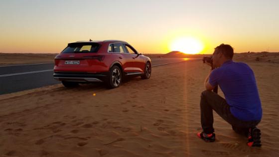 Audi e-tron in Abu Dabi